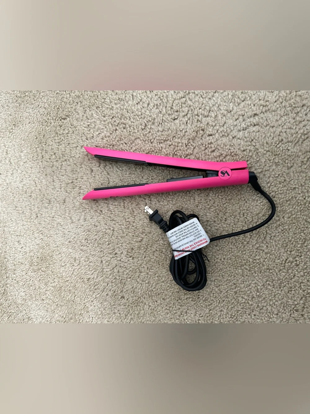 SA Bionic Pro Ceramic Flat 1” Iron Gold Collection in Pink EUC RARE - Picture 3 of 10